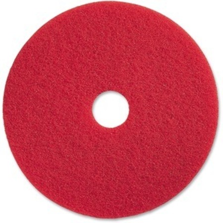 GENUINE JOE Pad, Buffing, Spray, 19 Inch, Red GJO90419